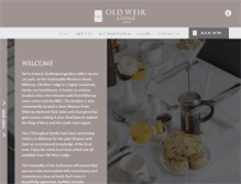 Tablet Screenshot of oldweirlodge.com